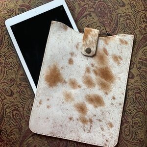 Myra iPad case, handmade, hairon, unique, fits Pro